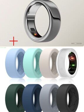 Oura Ring Gen 4 SIZE 7 - BRAND NEW + 8 pack Smart Ring Cover - BRAND NEW
